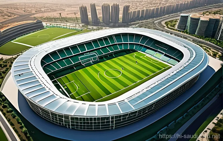 사우디아라비아 축구리그  사우디 프로 리그 - **Prompt 1: The Global Arrival**
    "A wide-angle, dynamic shot capturing a bustling football stadi...