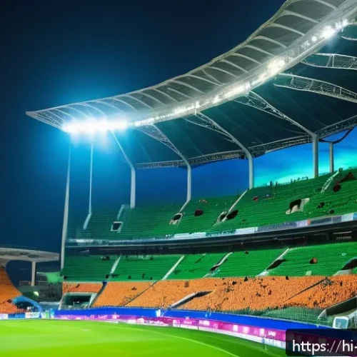 Home 31 사우디아라비아 내 주요 스포츠 행사 - A modern football stadium in Saudi Arabia during a lively Saudi Premier League match, filled with en...